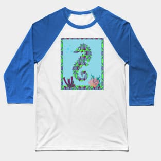 Seahorse Shuffle Baseball T-Shirt